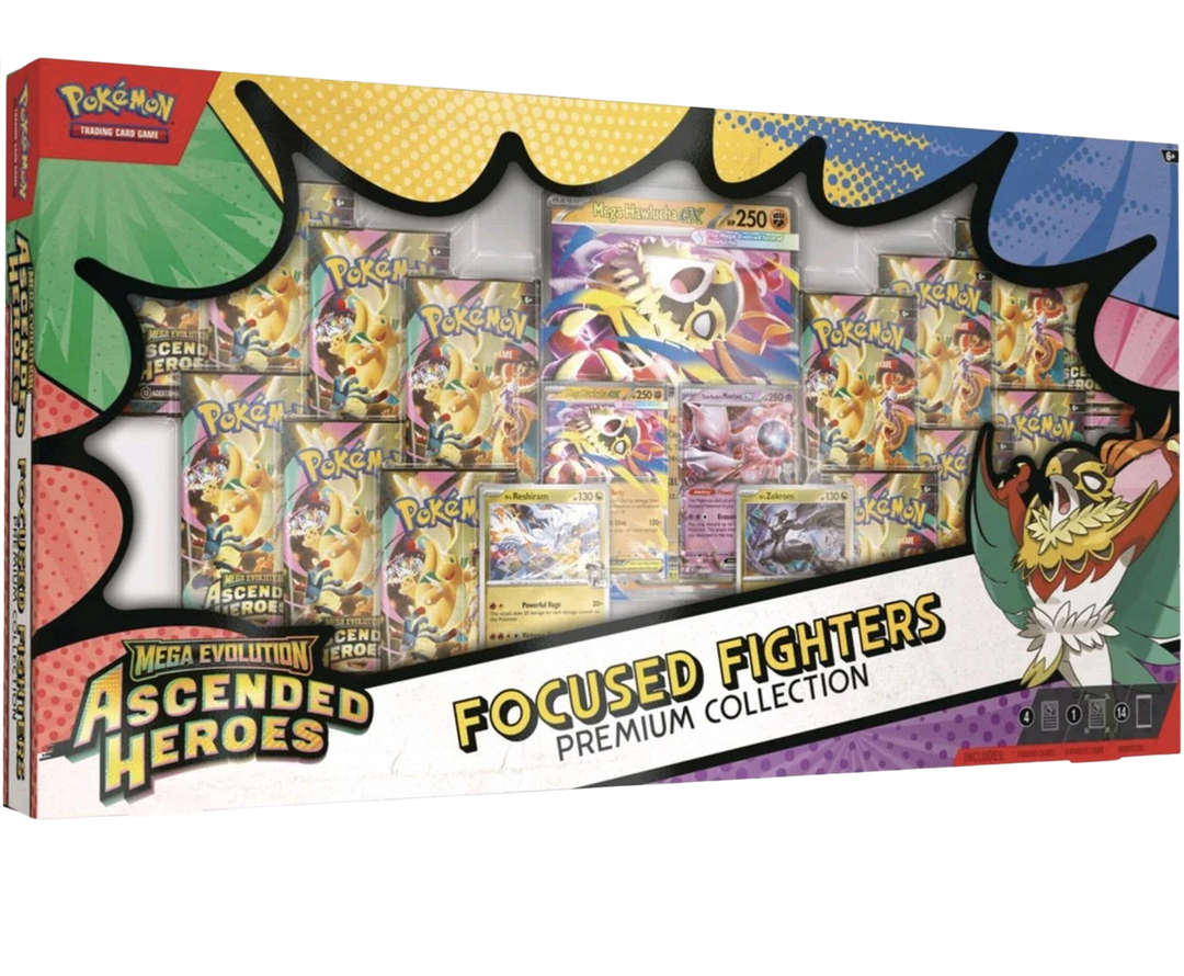 Pokémon Mega Evolution Ascended Heroes Focused Fighter Premium Collection Box | ME2.5
