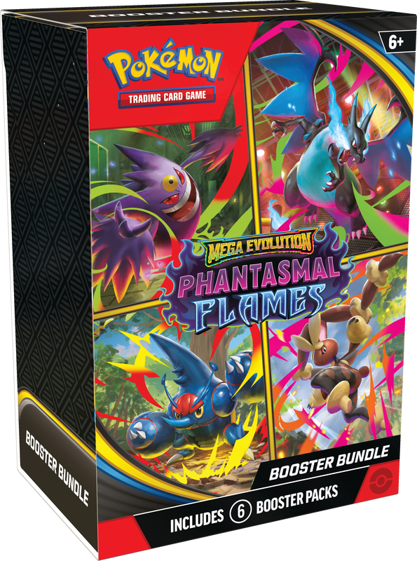 Pokemon TCG: Mega Evolution Phantasmal Flames Booster Bundle