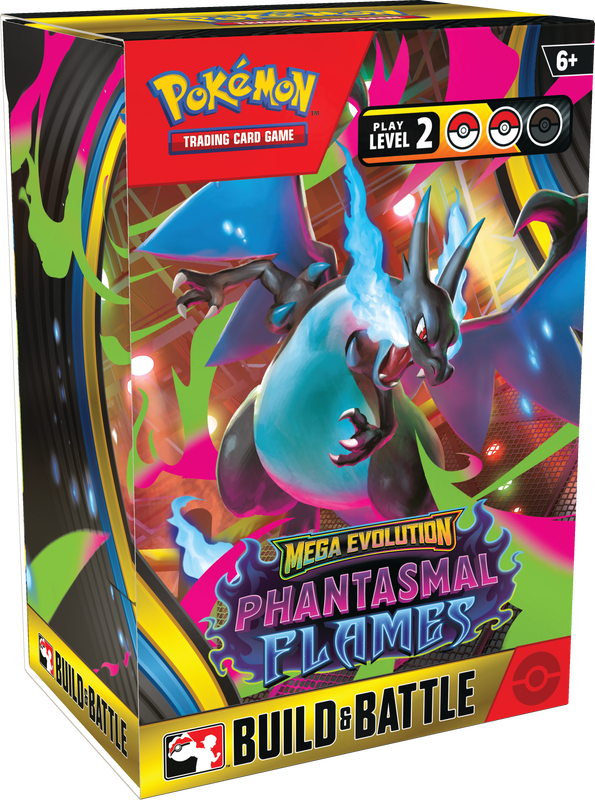 Pokémon Mega Evolution Phantasmal Flames Build &amp; Battle Box | ME02