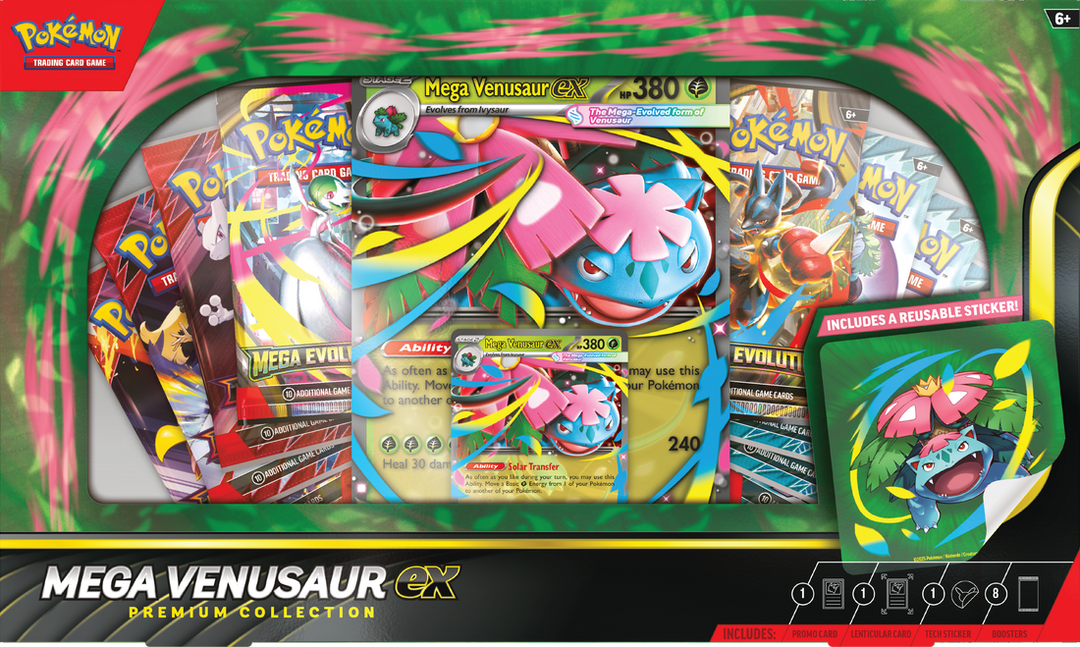 Pokémon Mega Evolution Mega Venusaur Ex Premium Collection Box