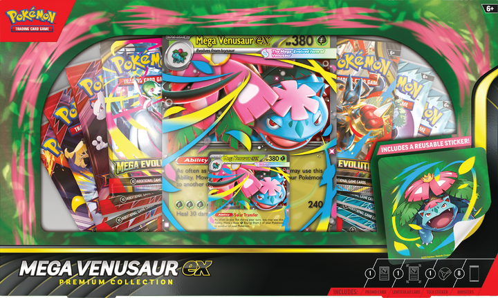Pokémon Mega Evolution Mega Venusaur Ex Premium Collection Box