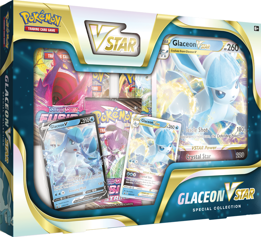 Pokémon Sword &amp; Shield Glaceon VSTAR Special Collection Box