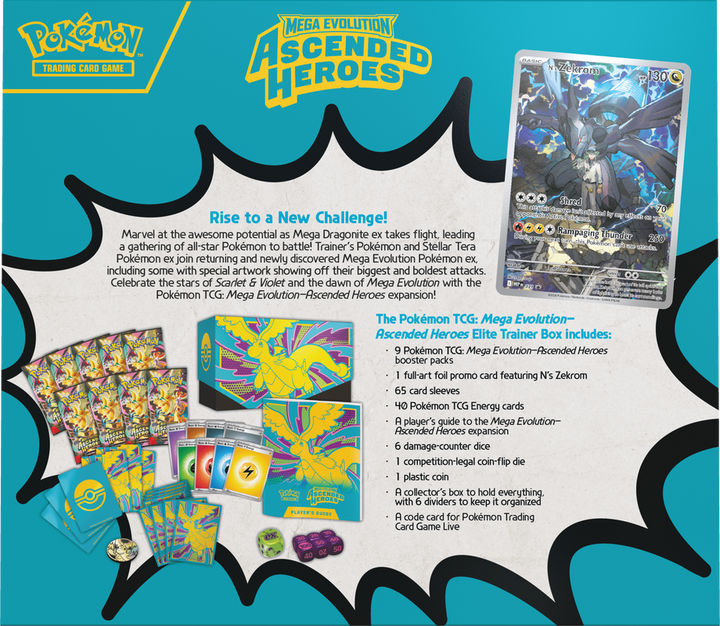 Pokémon Mega Evolution Ascended Heroes Elite Trainer Box (ETB) | ME2.5