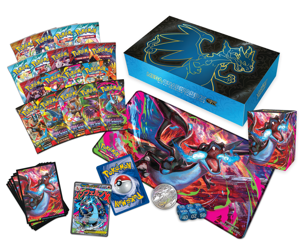 Pokémon Mega Evolution Charizard X Ex Ultra Premium Collection Box (UPC)