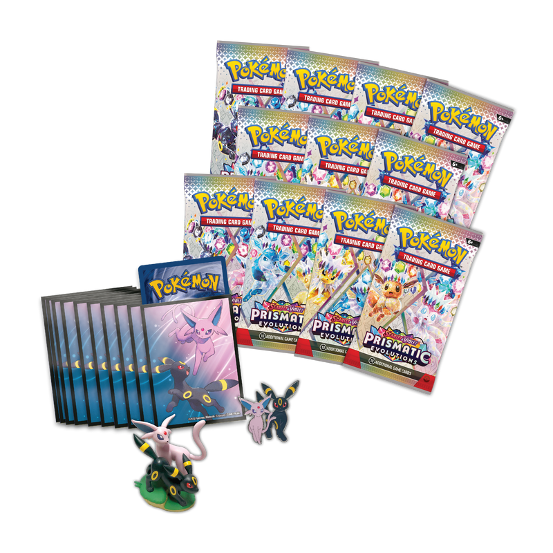 Pokémon Scarlet &amp; Violet Prismatic Evolutions Premium Figure Collection Box | SV8.5