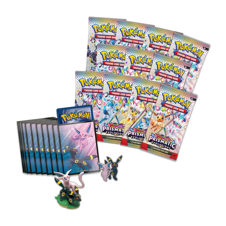 Pokémon Scarlet &amp; Violet Prismatic Evolutions Premium Figure Collection Box | SV8.5