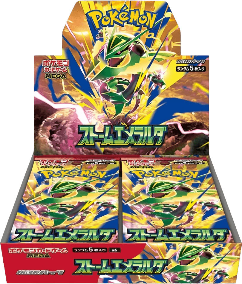 Pokemon Japanese TCG: Mega Expansion M6 Storm Emeralda Booster Box