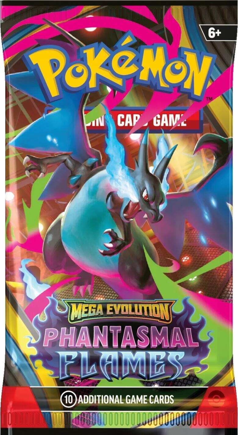 Pokémon Mega Evolution Phantasmal Flames Loose Pack | ME02