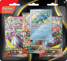 Load image into Gallery viewer, Pokemon TCG: Mega Evolution ME01 3-Pack Blister Golduck
