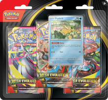 Load image into Gallery viewer, Pokemon TCG: Mega Evolution ME01 3-Pack Blister Psyduck (PRE-ORDER)

