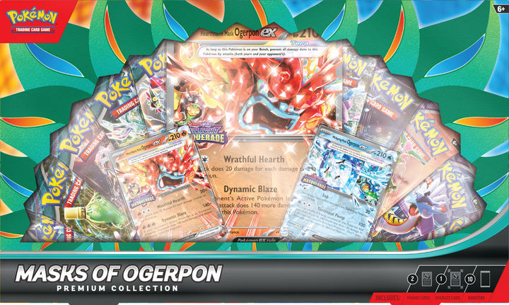 Pokémon Scarlet &amp; Violet Masks Of Ogerpon Premium Collection Box