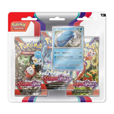 Pokémon Scarlet &amp; Violet 3-Pack Blister (Dondozo) | SV01