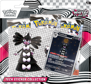 Pokemon TCG: Scarlet & Violet White Flare SV10.5 Tech Sticker Collection