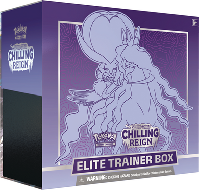 Pokemon TCG: Sword & Shield SWSH6 Chilling Reign Elite Trainer Box Shadow Rider Calyrex