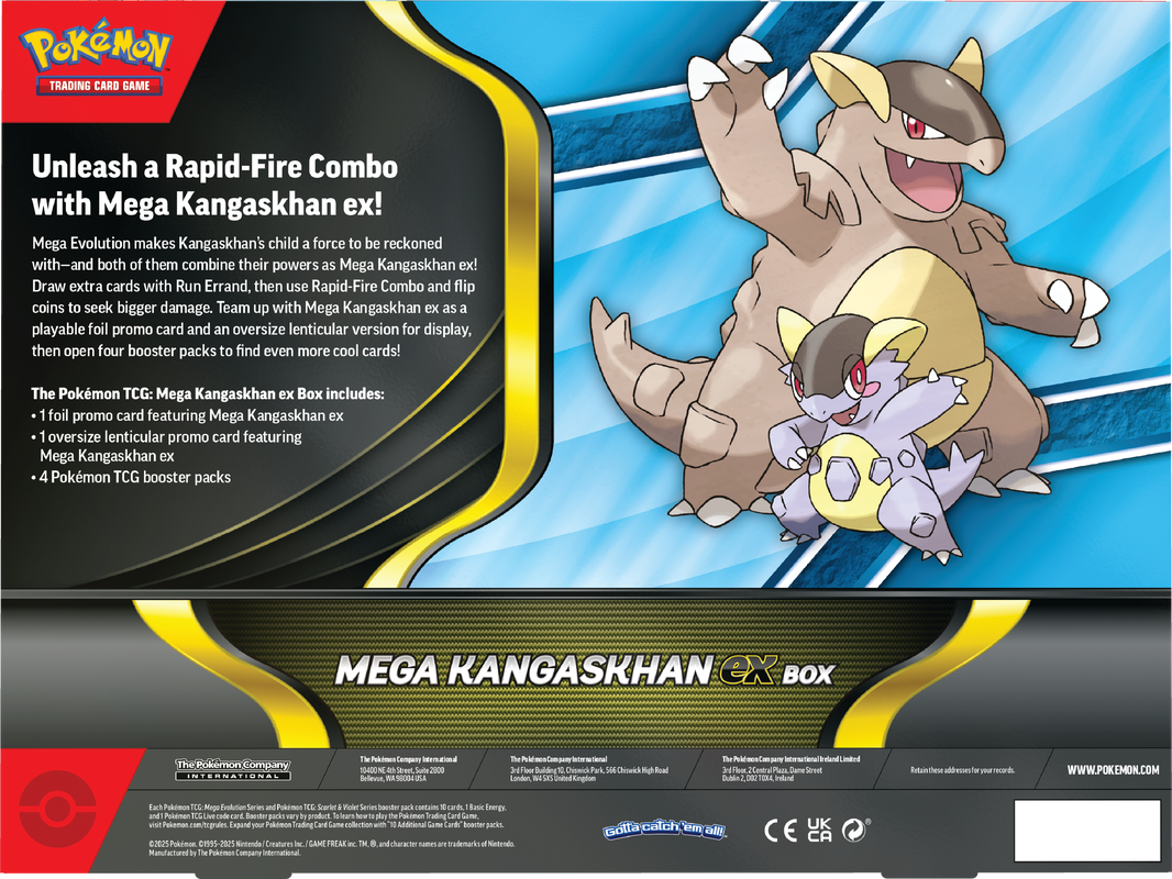 Pokémon Mega Evolution Mega Kangaskhan Ex Collection Box