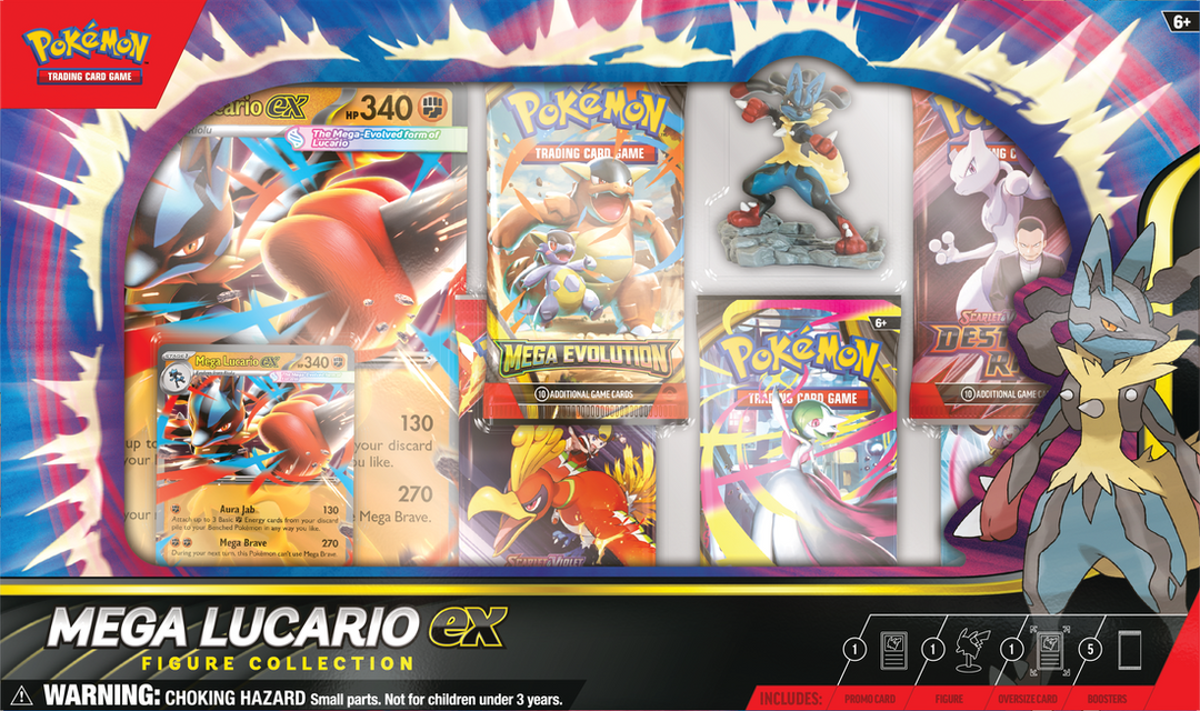 Pokémon Mega Evolution Mega Lucario Ex Figure Collection Box