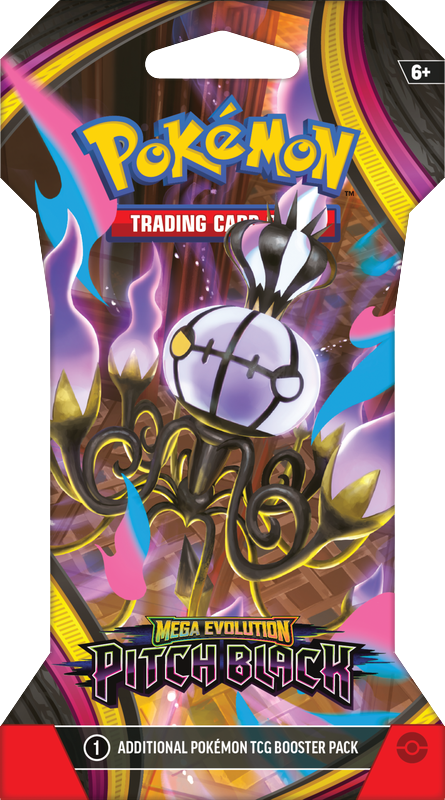 Pokémon Mega Evolution Pitch Black Sleeved Pack | ME05