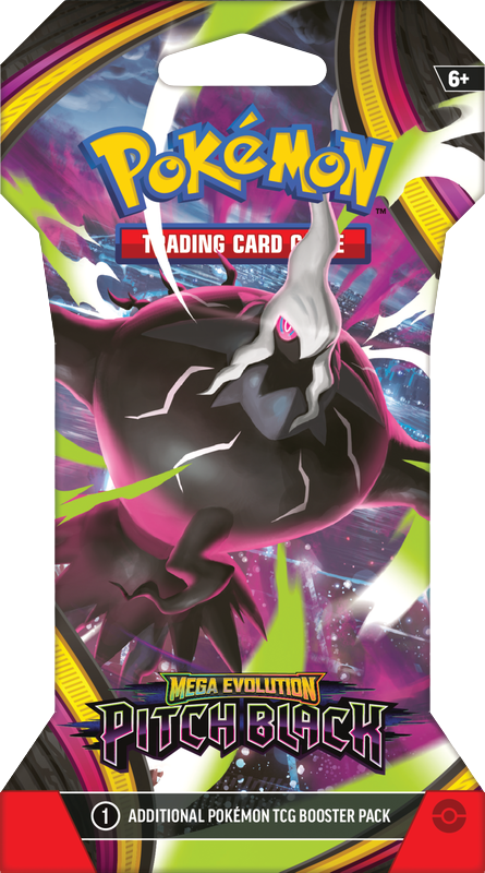 Pokémon Mega Evolution Pitch Black Sleeved Pack | ME05