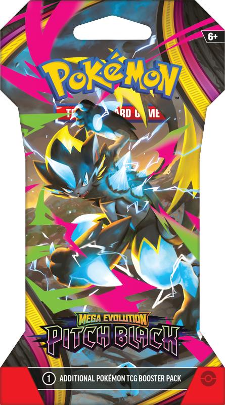 Pokémon Mega Evolution Pitch Black Sleeved Pack | ME05