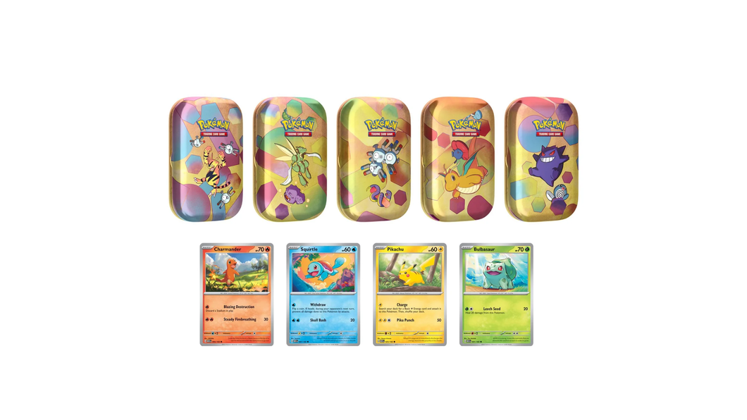 Pokemon TCG: Scarlet & Violet MEW 151 Mini tins + Promos