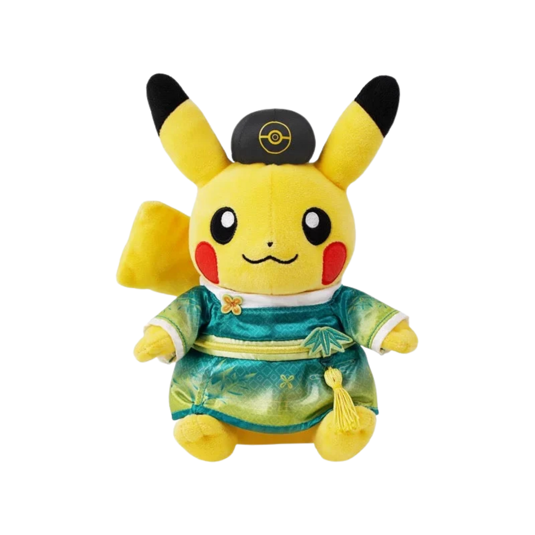 Pokémon Chinese Style Bamboo & Flower Pikachu Plush