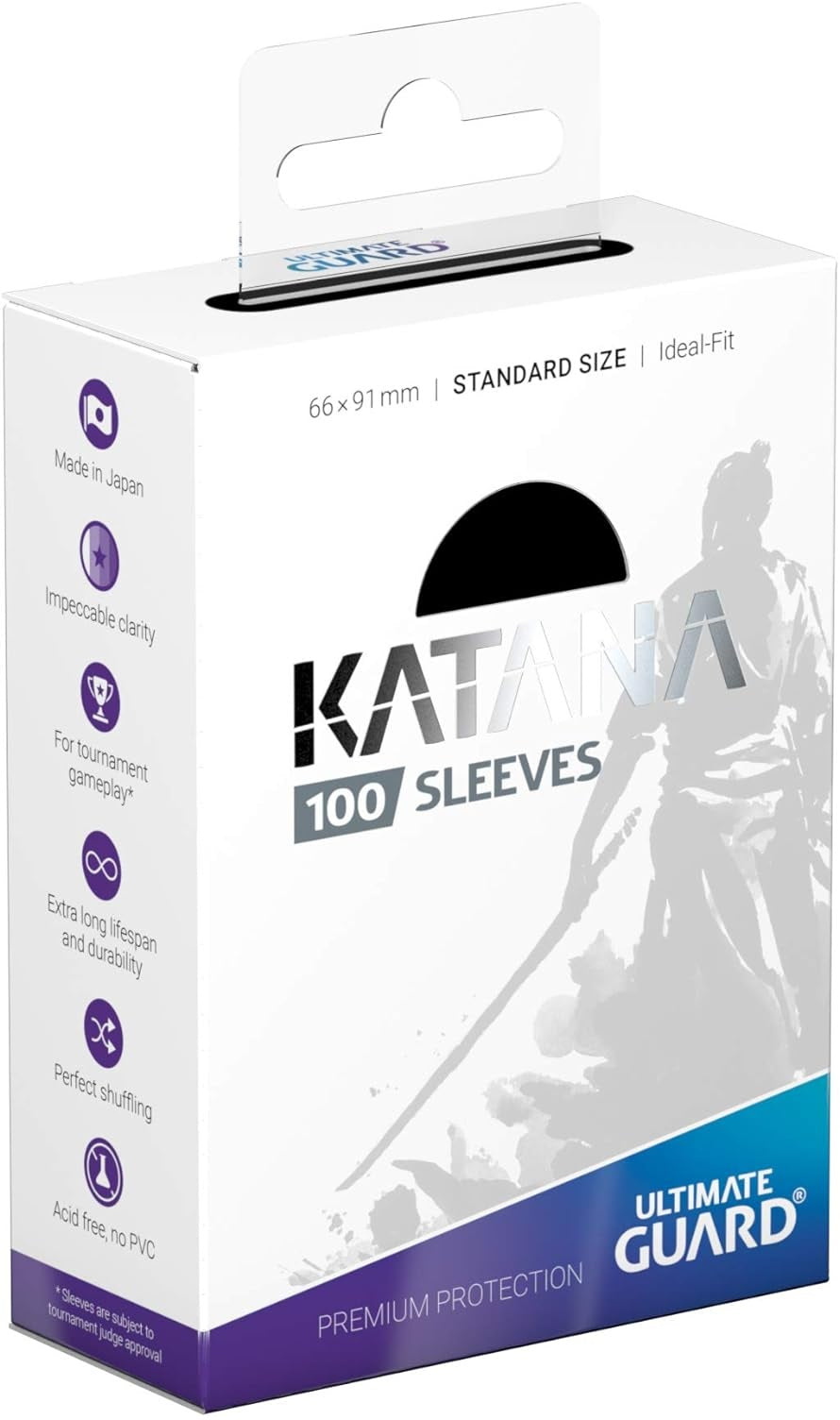 Ultimate Guard: Katana Sleeves 100CT Black