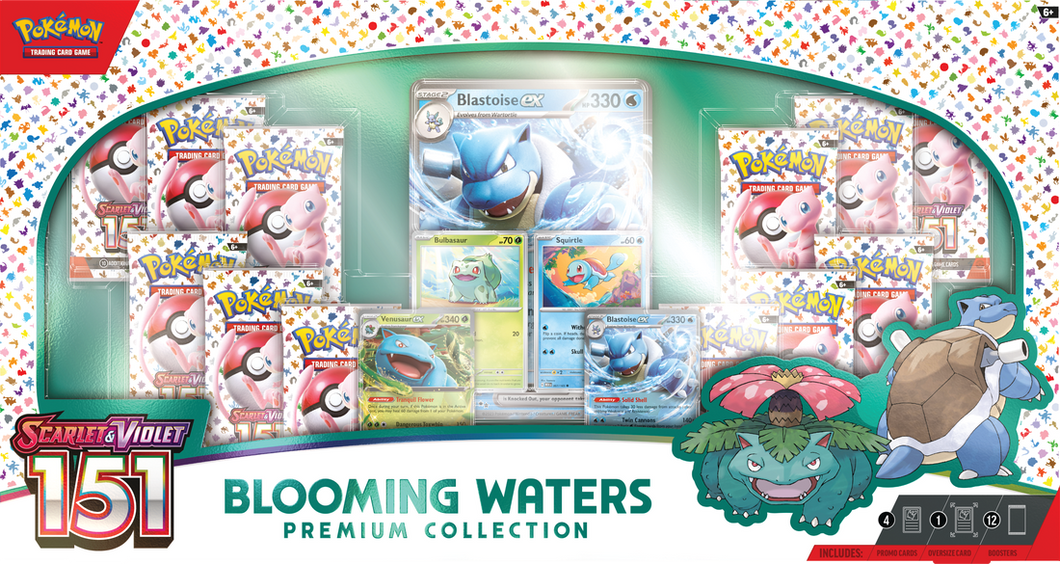 Pokemon TCG: Scarlet & Violet MEW 151 Blooming Water Premium Collection Box (PRE-ORDER)