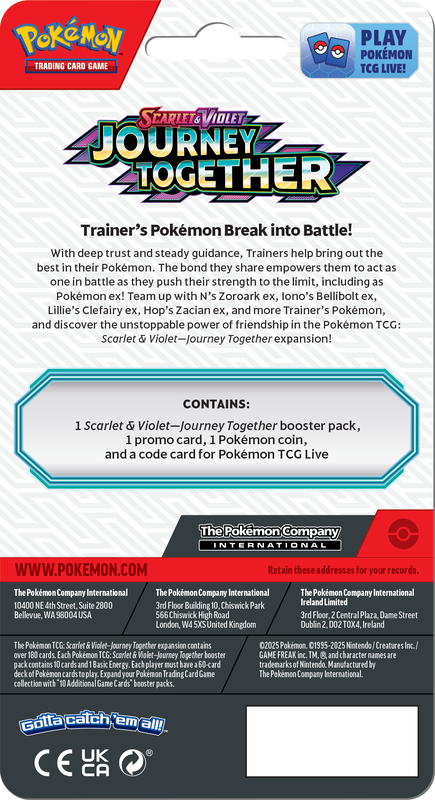 Pokémon Scarlet &amp; Violet Journey Together Checklane Blister (Yanma) | SV09