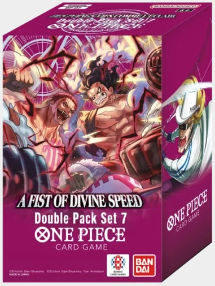 One Piece CG: DP-07 A Fist Of Divine Speed Double Pack Set Vol 7