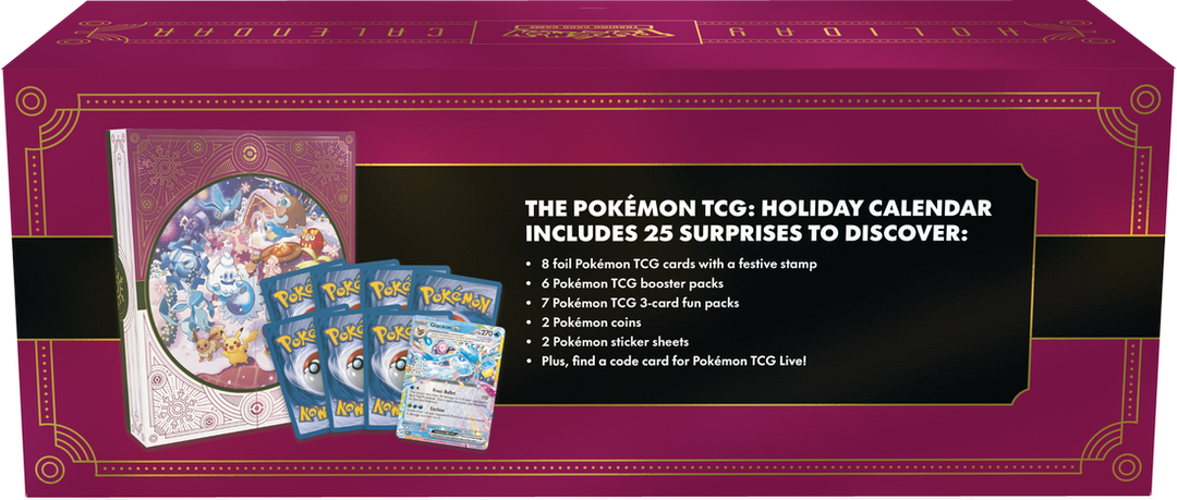 Pokémon Scarlet &amp; Violet Holiday Calendar 2025