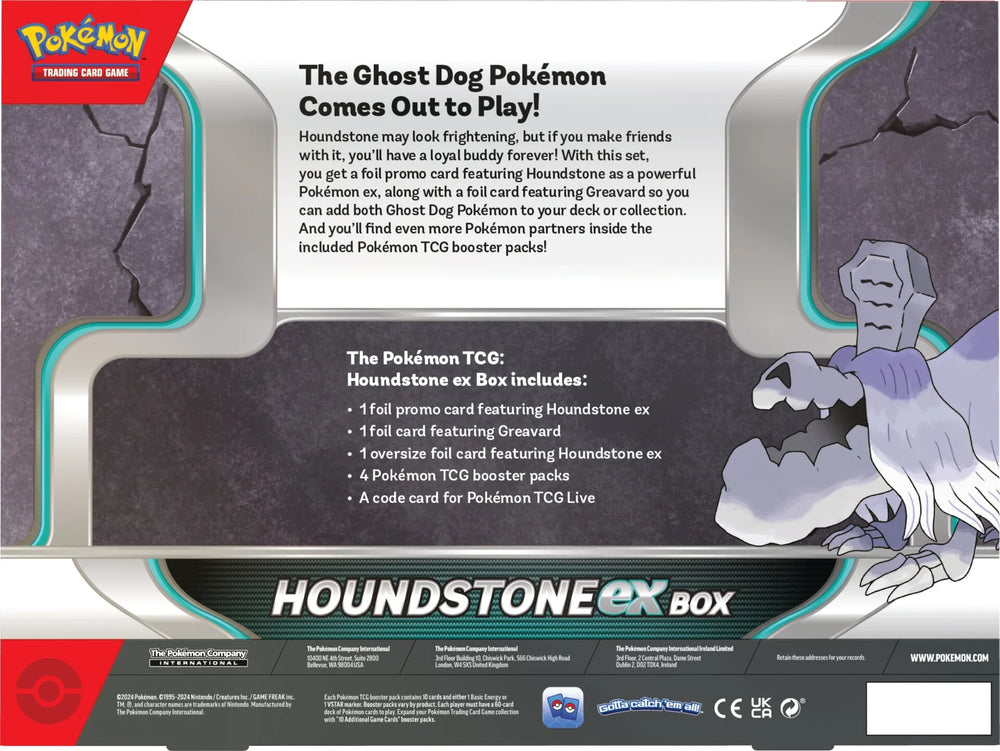 Pokémon Scarlet & Violet Houndstone Ex Collection Box