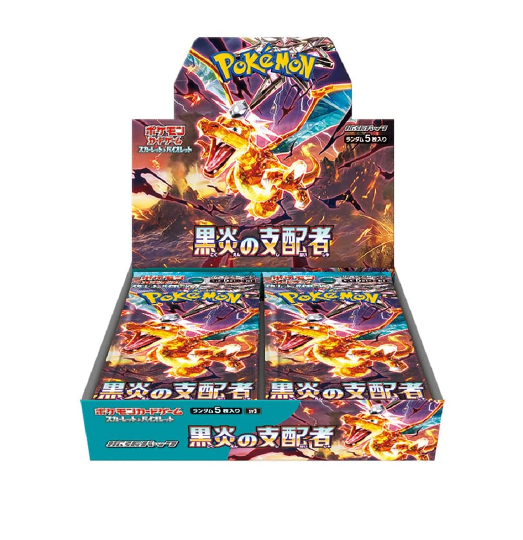 Japanese-Pokemon-TCG: Scarlet & Violet SV3 Ruler Of The Black Flame Booster Box