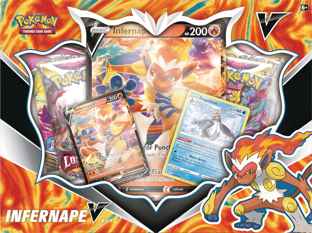 Pokémon Sword &amp; Shield Infernape V Collection Box