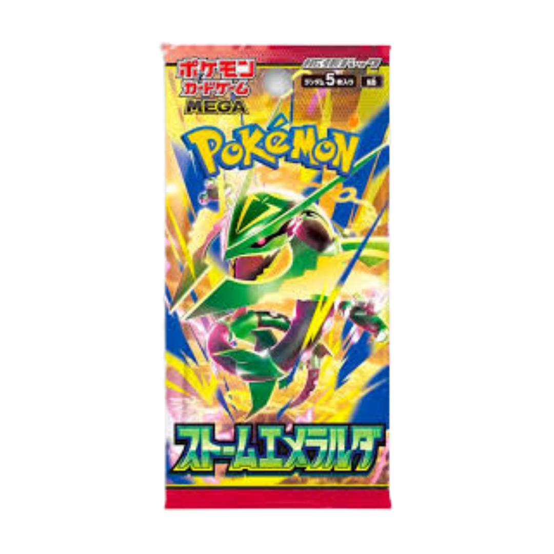 Pokémon Japanese Storm Emeralda Loose Booster Pack (M6)