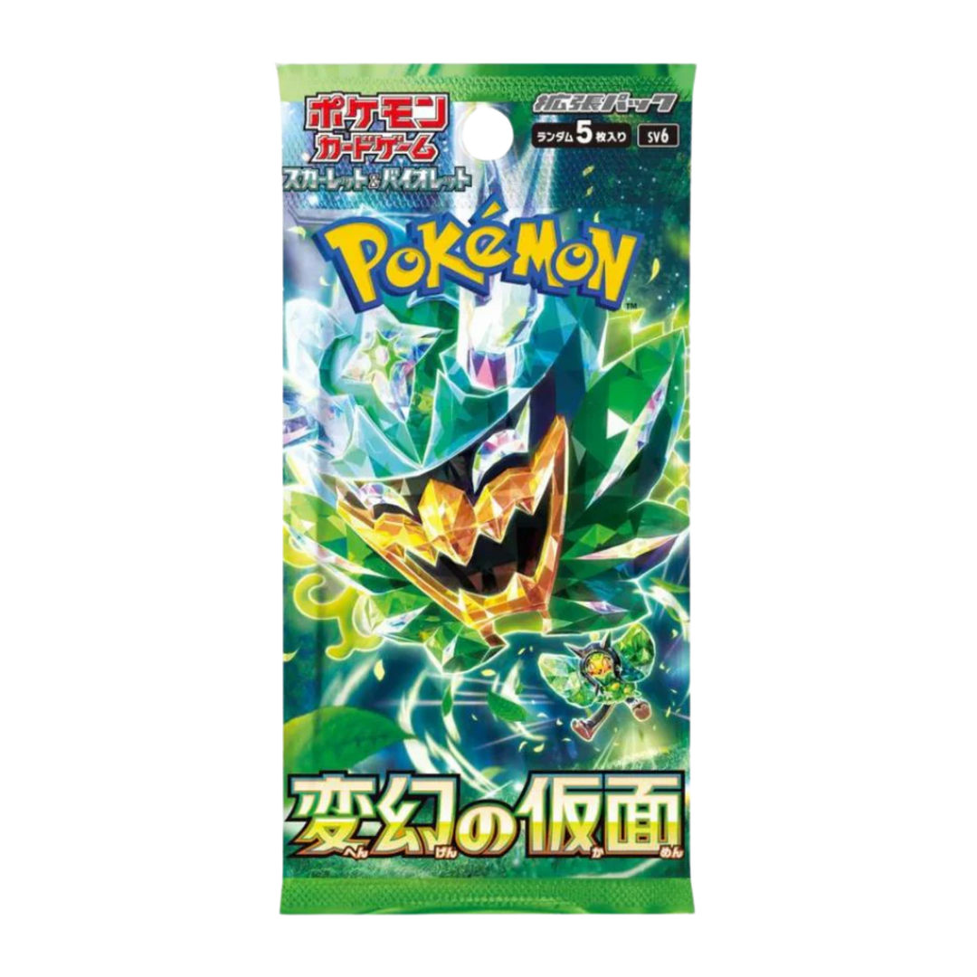 Pokémon Japanese Mask Of Change Loose Pack (SV6)