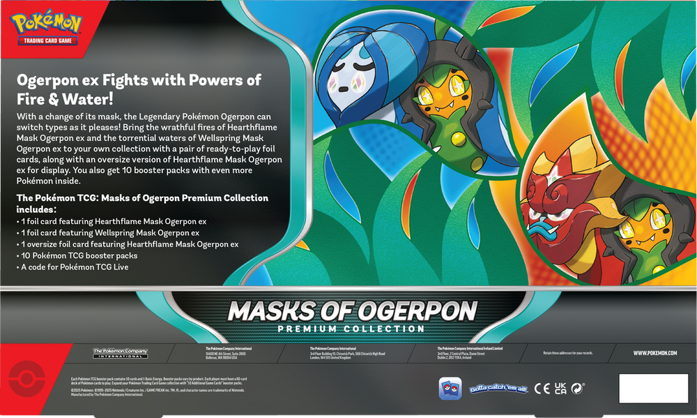 Pokémon Scarlet & Violet Masks Of Ogerpon Premium Collection Box