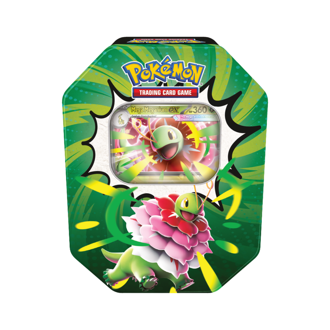 Pokémon Ascended Heroes Tin (Mega Meganium ex) | ME2.5