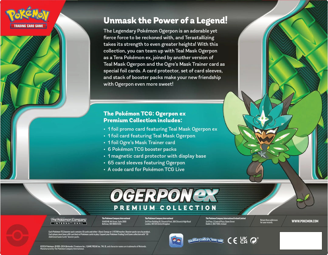 Pokémon Scarlet &amp; Violet Ogerpon Ex Premium Collection