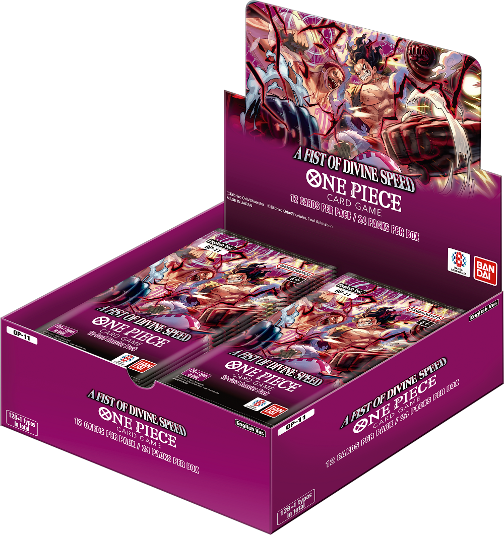 One Piece CG: OP-11 A Fist Of Divine Speed Booster Box (PRE-ORDER)