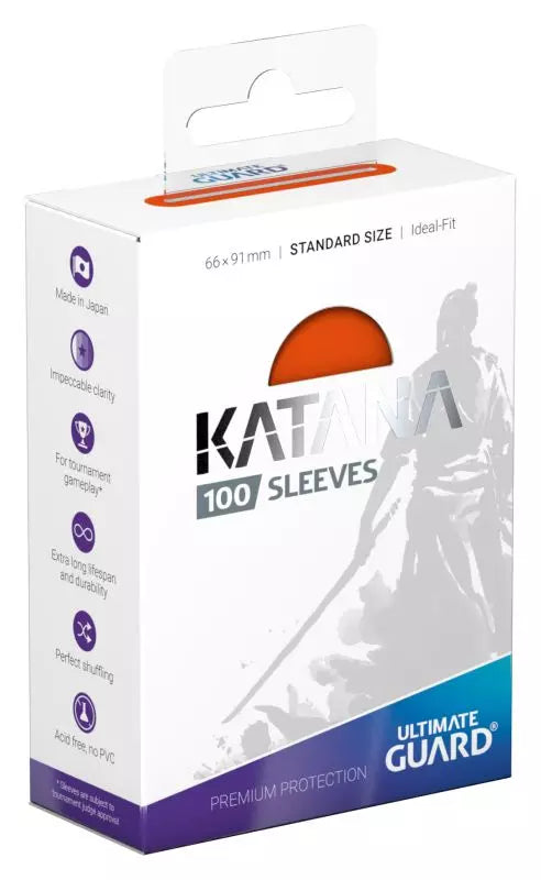 Ultimate Guard: Katana Sleeves 100CT Orange