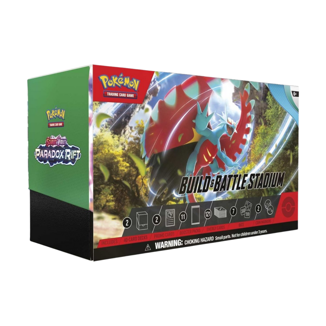 Pokémon Scarlet &amp; Violet Paradox Rift Build &amp; Battle Stadium Box | SV04