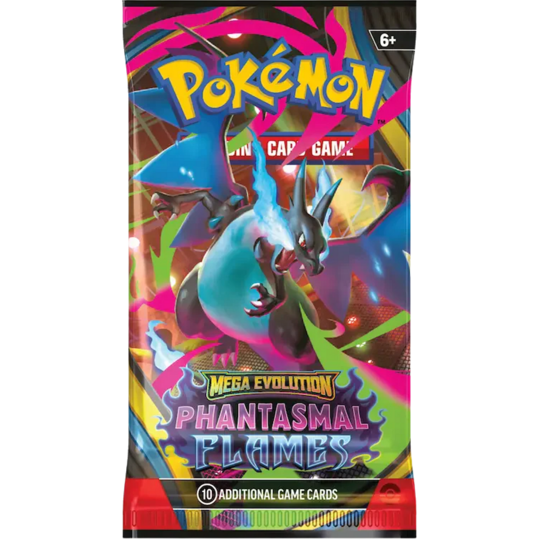 Pokémon Mega Evolution Phantasmal Flames Loose Pack | ME02