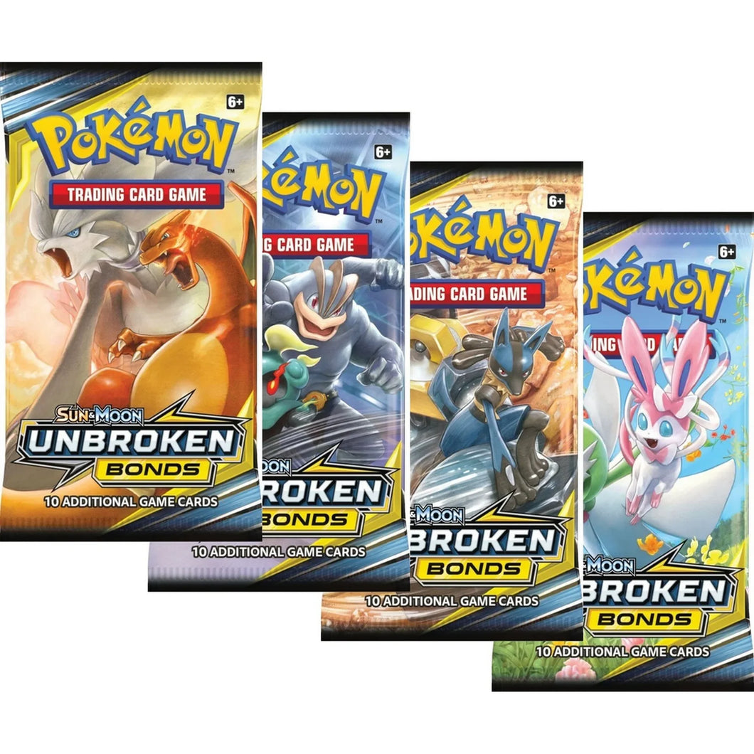 Pokemon TCG: Sun & Moon Unbroken Bonds Loose Booster Pack