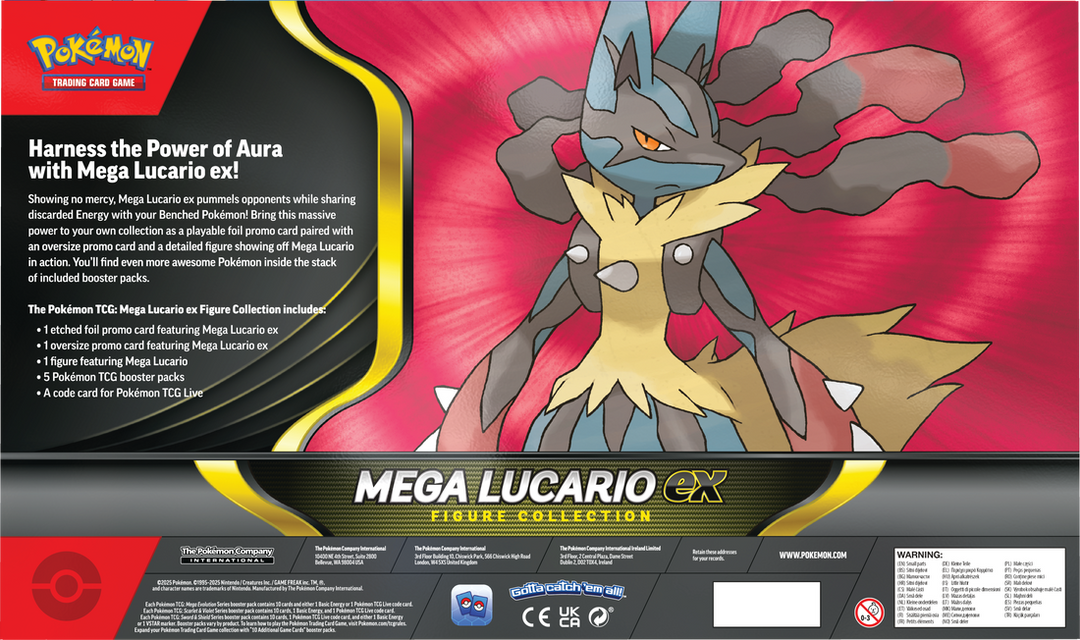 Pokémon Mega Evolution Mega Lucario Ex Figure Collection Box