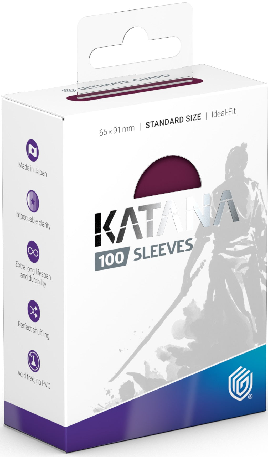 Ultimate Guard: Katana Sleeves 100CT Radiant Plum