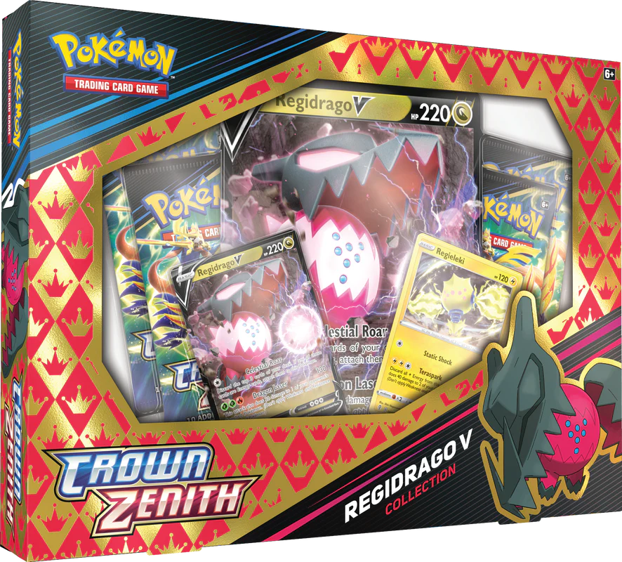 Pokémon Sword &amp; Shield Crown Zenith Regidrago V Collection Box | SWSH12.5
