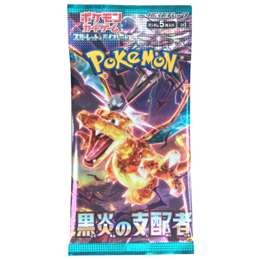 Pokémon Japanese Ruler Of The Black Flame Loose Pack (SV3)