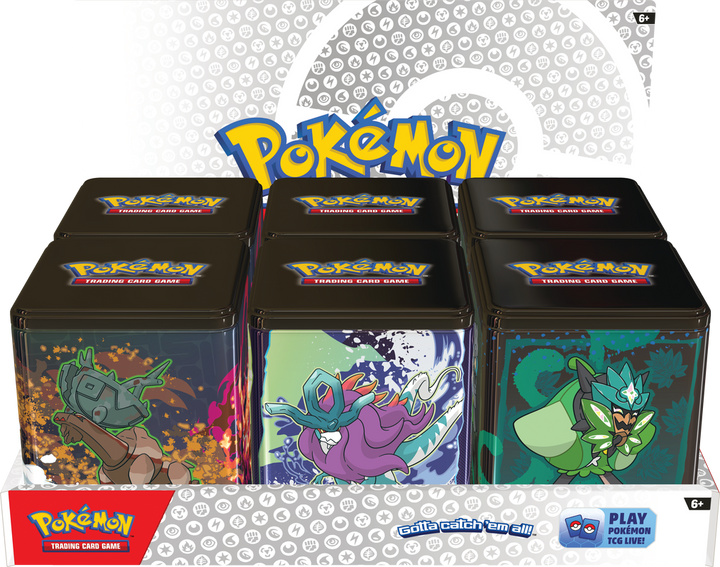 Pokémon Scarlet &amp; Violet Stacking Tins Q1 2025