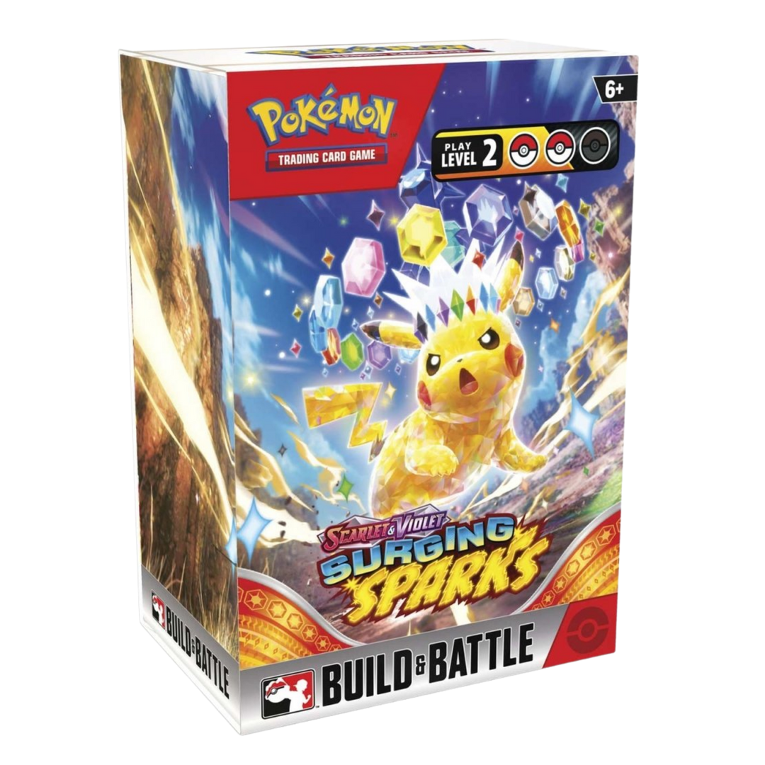 Pokémon Scarlet &amp; Violet Surging Sparks Build &amp; Battle Box | SV08