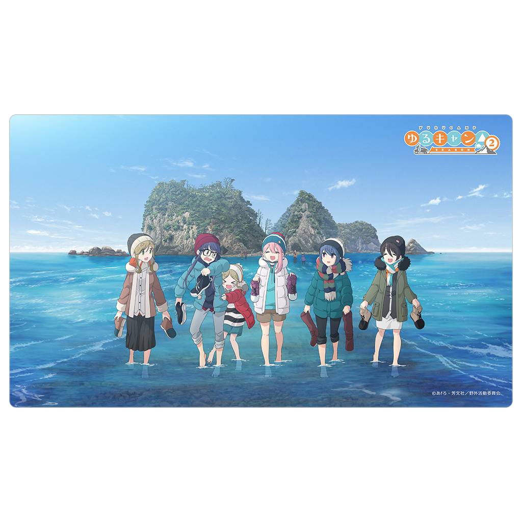 "Yurucamp Season 2" Rubber Mat Main Visual A